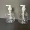 Venta de fábrica juego de botellas de gel antibacterial de 500 ml botella de gel antibacterial con cabeza de bomba botella de gel antibacterial bienvenido a comprar