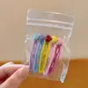 Lindos pasadores de pelo coloridos estilo coreano para mujer, pinzas de cocodrilo de alta gama y exquisitas con forma de lazo, pasadores laterales dulces para flequillo inspirados en la dopamina