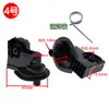 Adecuado para ventiladores de piso, ventiladores oscilantes, ventiladores de cuello de cisne, ventiladores de pared y cuellos de ventilador; incluye soporte de motor oscilante y accesorios de conexión