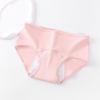 Calcinha menstrual fisiológica feminina, calcinha higiênica antibacteriana de algodão, calcinha menstrual feminina, calcinha tia grande, frente e verso, à prova de vazamento, cintura média