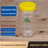 Fornecedor Fabrica Garrafas Transparentes de Chá de Flores de 500ml, Garrafas Alimentícias com Embalagem Selada para Chá, Garrafas com Junta de Bambu, Potes com Tampa de Rosca