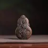 Transmissão ao Vivo de Amuletos Budistas Esculpidos Preciosos, Pingentes de Guanyin para Homens e Mulheres, Pingentes de Madeira Antiga, Colares Inspirados no Zen, Presentes de Feriado