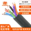 Yuanhua Cobre Puro Xianglin Zc-Rvv10 Cable con Núcleo Codificado por Colores Transmisión de Señal de Control Equipo de Motor Alimentación Cable de Vaina