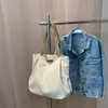 Bolsa de Trabalho Feminina Grande Capacidade Bolsa Primavera Verão 2026 Nova Elegante Bolsa de Ombro Único Bolsa Tote de Lona Bolsa de Aula para Estudantes