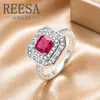 Fábrica de Joyería Chaochao de Wuzhou Fabricante en Stock de Anillos de Moda Europea y Americana Multicolor Cubo de Azúcar Incrustado Completamente con Diamantes y Piedras Preciosas de Color