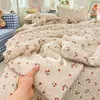 2026 Nuevo Estilo Hilo de Pompón Fresca y Ligera Cubre Cama Colcha de Verano Colcha de Aire Acondicionado Juego de Cuatro Piezas