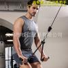Equipo Braquial Triple Mango de Entrenamiento Accesorios para Máquina de Fitness Máquina para Entrenamiento de Músculos de Brazo Máquina para Entrenamiento de Fuerza de Brazo