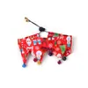 Bandana navideña para mascotas con accesorio de cascabel en el cuello para gatos British Shorthair y Ragdoll, perros pequeños y medianos, accesorio para fotos navideñas