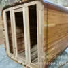 Sauna Exterior Espacio para el Hogar Almacén Madera Iones Negativos Barra de Oxígeno Multiusuario Móvil Tomalina Khan Caja de Vapor