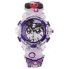 Nuevo reloj de silicona con dibujos animados para niños, reloj luminoso, suministro transfronterizo al por mayor.