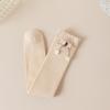 Calcetines Largos de Encaje para Niñas, Calcetines de Moda para Niñas del Fabricante, Calcetines Altos, Algodón para Primavera y Otoño, Lazos por Encima de la Rodilla