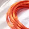 Cuero PU Costura de Borde Núcleo Redondo Envuelto en Correa Correa para Hombro Cuerda Accesorios DIY Tracción Cuerda de Cuero Trenzado