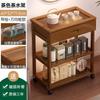 Estante de Almacenamiento Móvil para el Hogar, Estante de Almacenamiento para Juego de Té para Salón de Té, Suministros de Almacenamiento para Sala de Estar y Cocina con Carro de Almacenamiento con Cajón