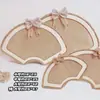 Materiais Decorativos Ecológicos para Jardim de Infância DIY Artesanal Corda de Cânhamo Pingente de Madeira Linho Retrô Pingente Decorativo de Parede Pingente