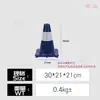 Conos de Tráfico Rojos de Plástico PVC, Barreras de Carretera Coloridas, Conos Anticolisión Pequeños en Forma de Cono de Helado, Conos Reflectantes para Talleres Libres de Polvo