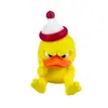 Desenho Animado Transfronteiriço Multicor Impressão 3D Pequo Pato Amarelo Bravo Enfeites de Mesa Brinquedos Infantis Artesanato Atacado