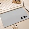 Alfombrilla Antideslizante para Baño Diatomeas Fuerte Absorbente Anticaídas para Pies Puerta del Inodoro Alfombrilla de Baño