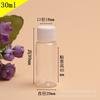 10-300 ml Garrafa Plástica Transparente PET Pequena Amostra Fracionamento Líquido Selada Garrafinha Viagem em estoque Atacado