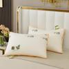 Almohada de ajenjo al por mayor de fábrica cómoda cervical tela lijada estallada dormitorio de estudiante almohada individual regalo al por mayor