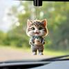 Produto Novo Transfronteiriço Aliexpress Pingente Decorativo Acrílico Plano Gatinho Fofo para Retrovisor de Carro