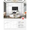 Decoración de Pared de Tablero de Cristal de Carbono 3D Panel de Pared Anticolisión de Alto Brillo PET Pared de Fondo de TV Decoración de Sala de Estar Pintura Impresa de Fondo