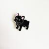 Broche de metal para perro mascota de venta caliente, insignia para ropa y sombrero, aleación, accesorios para amantes de los animales, una generación de punto
