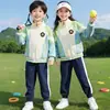 Nuevos Uniformes de Béisbol para Estudiantes de Primaria, Uniformes de Jardín de Infancia, Uniformes Deportivos Estilo Universitario para Primavera, Verano y Otoño para Niños y Niñas 3 y 4