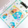 Portapapeles Transparente de Acrílico Sanrio Carpeta Patrón de Dibujos Animados Anime Estudiante A4 Portapapeles Mayoreo
