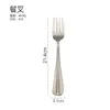 Faca, Garfo, Colher de Aço Inoxidável, Faca e Garfo de Bife para Hotel e Restaurante, Colher de Sobremesa, Garfo de Frutas, Colher de Jantar Doméstica, Colher para Iogurte e Sorvete