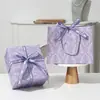 Caja de Regalo Souvenir Estilo Nuevo Púrpura de Lujo Ligero Tapa y Base de Gama Alta Empaque de Regalo de Cumpleaños Caja de Regalo Caja Vacía en Stock