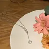 Collar de Perlas Artificiales con Goteo de Aceite en Forma de Corazón para Mujer, Estilo de Lujo Ligero de Nicho para Verano, Cadena Dulce y Fresca para la Clavícula, Cadena Elegante para el Cuello