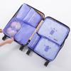 Versão grande do conjunto de seis peças de conjunto de 7 peças de saco de armazenamento de conjunto de classificação de artigos de viagem Fabricantes coreanos de sacos de armazenamento de roupas de viagem