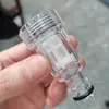 Filtro de entrada de água para máquina de lavar carros doméstica, bico de plástico, conector de 6 pontos, interface de porca de encaixe, acessório para lavadora de alta pressão.