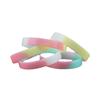 2023 pulsera de silicona caliente color sólido tie-dye elástica Amazon estación internacional venta caliente no tóxica suave