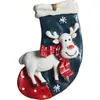 Decoraciones para Árbol de Navidad, Calcetines de Anciano y Muñeco de Nieve, Colgantes Pequeños, Colgantes de Decoración de Escena de Atmósfera Navideña para el Hogar, Transfronterizo