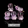 Cuentas Sueltas de Amatista Lavanda Natural en Forma de Corazón, Cuentas Espaciadoras de Corazón Transparente Color Melocotón Morado Claro, Accesorios para Manualidades con Cuentas Hechos a Mano, Venta al por Mayor desde el Fabricante