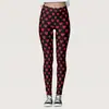 Leggings Femininos de Moda Europeus e Americanos Transfronteiriços para o Dia dos Namorados de 2026, Formato de Coração, Estampa Digital Personalizada, Casuais, Slim Fit