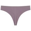 "Procesamiento y Personalización" Seda de Hielo Europea y Americana Sin Costuras Secado Rápido Una Pieza Ropa Interior de Cintura Baja Estilo Deportivo Tanga Talla Grande para Mujeres