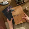 Cuaderno A5 de Bambú con Páginas de Cuadrícula de Puntos, Bloc de Notas de Negocios, Material de Bambú, Regalo para Eventos Corporativos, Estilo Nostálgico
