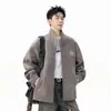 Moletom Quente de Lã Polar para Homens, Roupa Externa de Outono e Inverno, Blusa Masculina Solta de Manga Longa no Comprimento do Ombro, Jaqueta Novo Estilo 2026