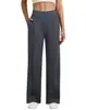 2025 Moda Europea y Americana Nuevo Pantalón Recto Casual para Mujer Cintura Alta Botón Cinturón Elástico Bolsillo con Solapa Pantalón Pantalón de Pierna Ancha