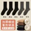 Calcetines Gruesos para Hombre, Calcetines de Media Caña para Otoño e Invierno, Forrados de Felpa, Extra Gruesos, Cálidos, Calcetines Largos de Peluche, Venta al por Mayor de Calcetines Zhuji