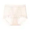 Calcinhas de Renda de Cintura Alta para Mulheres, Tamanho Plus Size 100kg, Controle de Barriga, Levanta Bumbum, Seda, Entreperna Estendida, Cheongsam, Vestido de Noiva, Modelador Sem Costura