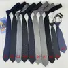 Corbata de Algodón Gris Tejida a Mano, Lana Color Sólido, Patrón Estilo Coreano, Larga Estilo Universitario, No Necesita Atarse, Corta, Oscuro, Gris Claro, Azul, Gris, Negro