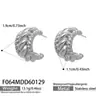 Pendientes Geométricos Retorcidos en Forma de C, Modernos, Exquisitos, Elegantes, de Alta Gama, Tendencia, Pendientes Versátiles, Pendientes Chic de Acero Inoxidable