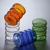 Taza de vidrio borosilicato de doble capa para el hogar, creativa, de aspecto atractivo, vaso de agua oruga, vaso de agua de vidrio resistente al calor