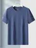 Camiseta de Malla de Fabricante Original Verano Transpirable Delgada Capa Base Transpirable Manga Corta Seda de Hielo Secado Rápido Hueca Camiseta Deportiva