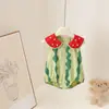 Mameluco para Bebé, Estilo Delgado de Verano, Mameluco tipo tirantes para Bebé, Ropa para Aire Acondicionado, Traje para Gatear, Atuendo de Verano Súper Lindo de Sandía