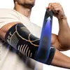 Nova joelheira de cobre ionizado, envolvente, pressurizada, respirável, manga para cotovelo de tenista, manga para articulação esportiva