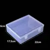 Caja de Almacenamiento de 24 Compartimentos Caja de Plástico PP Contenedor Transparente con Compartimentos Arte de Uñas Pedrería Cuentas Para Cuentas Pequeños Accesorios de Joyería Directo de Fábrica